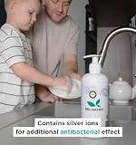 DELAMARK Płyn do mycia naczyń, żel do mycia naczyń, roślinna formuła, z jonami srebra, bez zapachu, produkt do czyszczenia kuchni, 500 ml