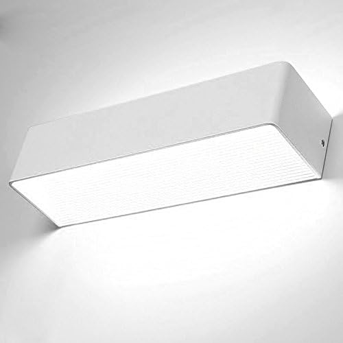 10W Pure White LED Indoor Wall Mounted Decorative Light Fixture Up/Down Lamp White