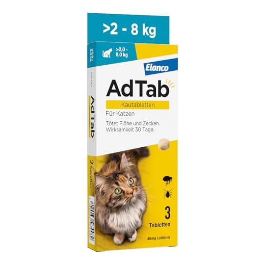 AdTab Katze - Kautablette gegen Flöhe