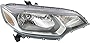 For Honda Fit 2015 2016 2017 Headlight Assembly Passenger Side | Halogen | Replacement For HO2503160 | 33100T5AA01