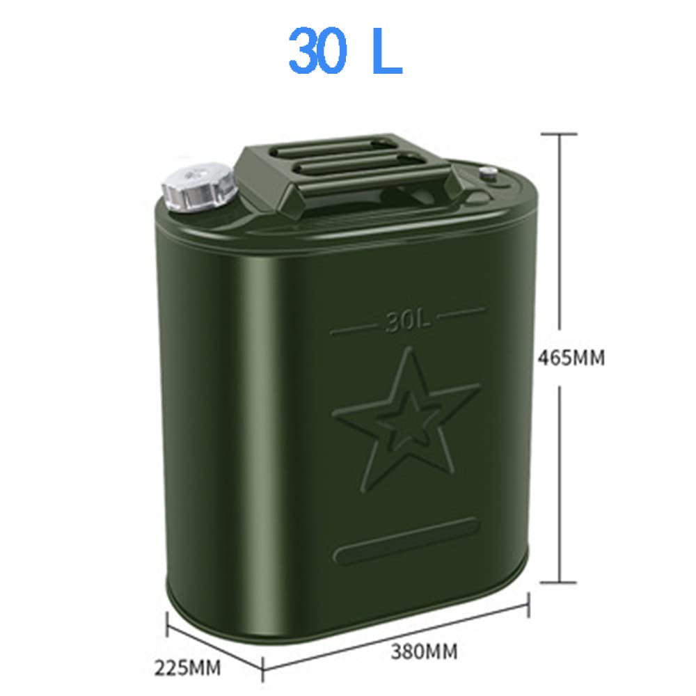 5l/10l/15l/20l/25l/30l Metalowy Zbiornik Paliwa, Zbiornik Paliwa, Zbiornik Na Benzynę Diesel, Przenośny Z Wężem, Do Samochodów Ciężarowych,Aluminumcover-30L