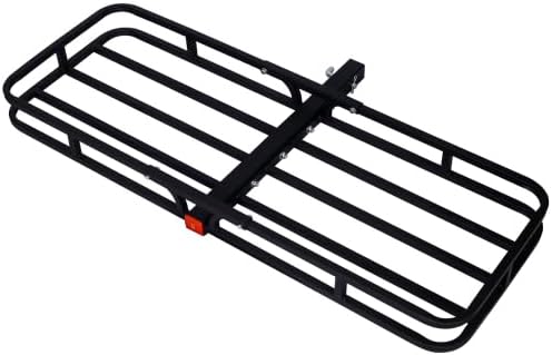 Hitch Mount Cargo Carrier,Rear Cargo Rack for SUV, Truck, Car,Luggage Basket Rack Fits 2" Receiver