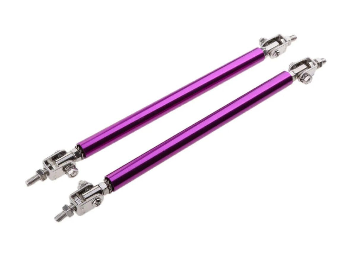 Big Strut Rods for Cars Vehicles, 8''-11'' Automotive Replacement Bumper Lip Splitter Bars Fit Adjustable Universal Fitting Front Splitter Support Rod Eye-Catching Look (Purple)-image-2
