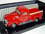 Größe ca 18 cm MOTORMAX Ford Pick-up Pickup 1940 Rot Pritsche Oldtimer 1/24 Modellauto Modell Auto