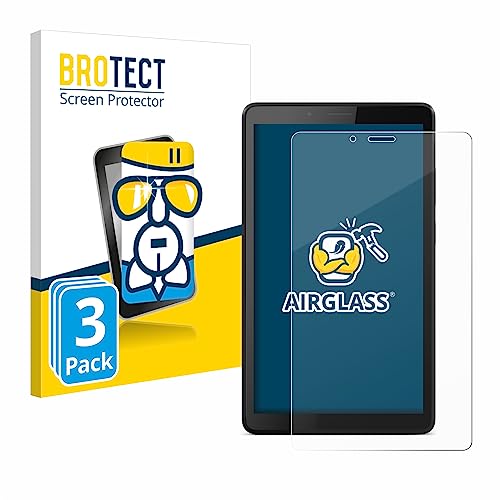 BROTECT Protector Pantalla Cristal para Lenovo Tab M7 Protector Vidrio (3 Unidades) - [Dureza 9H, Anti-Arañazos]