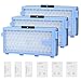 3 Sätze Ersatz Filters für Miele Compact C1, C2, Complete C2, C3, S8340 S8360 S8380, Guard S1 L1 M1 Staubsauger, 3 HEPA-Filter mit 3 Motorfilter 3 Abluftfilter für S4000, S5000, S6000 & S8000 Serie