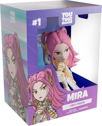Youtooz Kpop Demon Hunters Mira 4.7" Vinyl Figure, Collectible Mira Figure from Kpop Demon Hunters Vinyl Collection