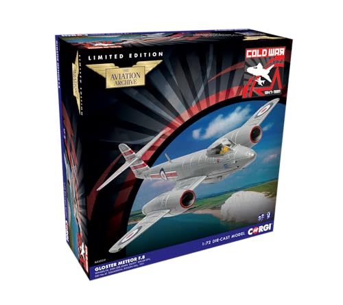 Gloster Meteor F.MK.8 Corgi AA35012 maquette avion de chasse RAF Biggin Hill 1953
