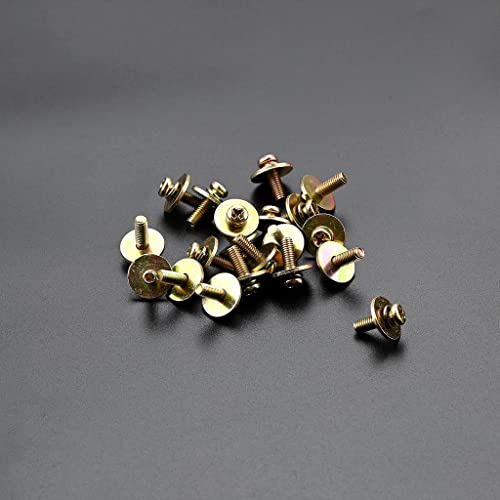 image for Alnicov 20pcs Metal Drum Set Lug Claw Hook Mount Screws With Washer fo