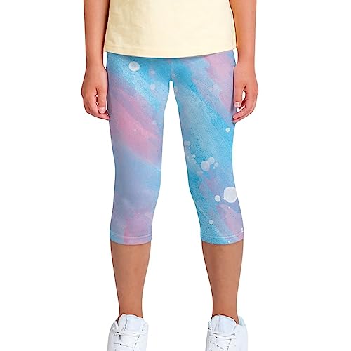 Tigths Trousers for Kids Girls Capri Pants Workout Running Yoga Leggings Casual Fashion Dance Leggings