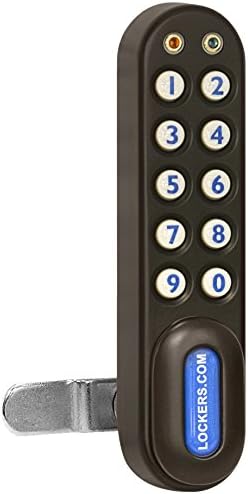 Salsbury Industries 22290BLK Electronic Lock for Designer Wood Locker Door, Black