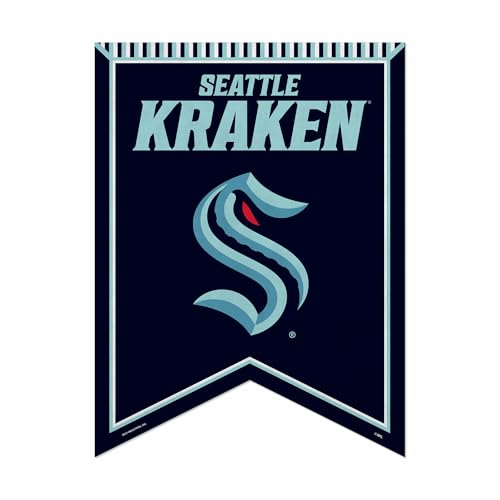 Fanion Seattle Kraken NHL feutre Premium collector Rico Industries