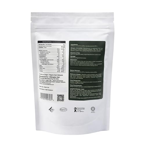 Polvo de té matcha pandan 200g sin azúcar miniatura 2