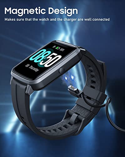 Image of Boat Original 2-Pin USB Fast Charging Magnetic Cable, Compatible with boAt Storm, W26, W26+, Storm, Xtend, Pro,Xplorer, Wave Connect /Beat /Fit /Style Smartwatches, (Cable Only)