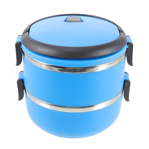 Sosoport Stainless Steel Pet Water Bowl 1400ml Travel Bowl with Handle Leakproof Dog Cat Food and Water Storage for Outdoor Adventures