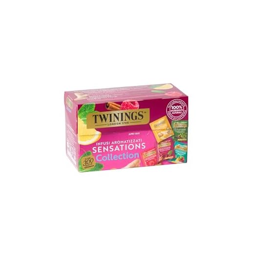 Twinings, Infusi Collection, Set di Infusi a Base di Frutta, Erbe e Spezie, con Ingredienti Naturali e Senza Caffeina, Confezione da 20 Filtri