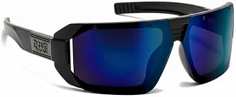 proSPORT Authentic LOCS Gangster Shades Super Dark Sunglasses Black Cholo Glasses Oversized Squared Microfiber