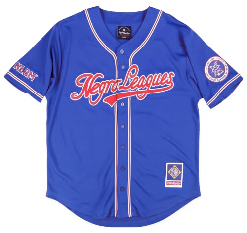 Big Boy Negro Leagues S8 Camiseta Conmemorativa de Béisbol para Hombre [Azul Real]