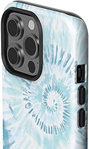 Skinit Impact Phone Case Compatible with iPhone 13 Pro - Blue and White Tie Dye Design