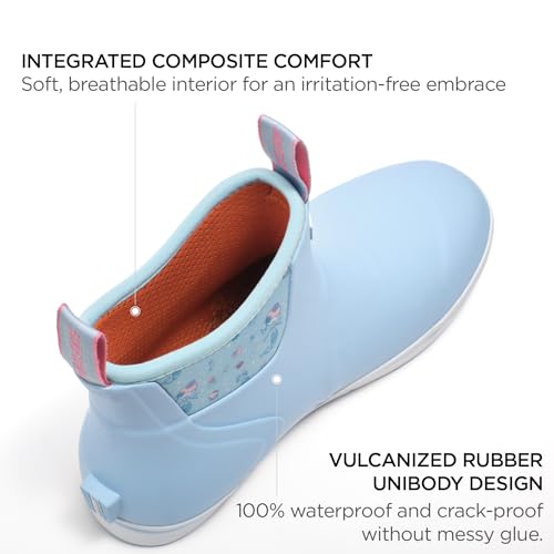 Image of SUREWAY Women's Deck Boots Professional Non-Slip Fishing & Ankle Deck Boot Waterproof Rain Boots