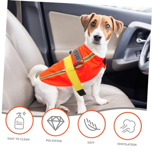 Disfraz para perro color naranja talla L Happyyami miniatura 3