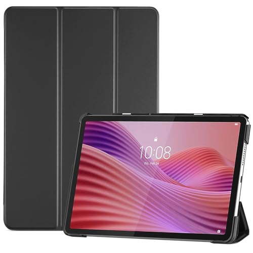 ProCase Funda para Lenovo Tab 2025 10.1 Pulgadas, Smart Cover Protectora para Tablet Lenovo Tab 10.1'' TB311FU/TB311XU - Negro
