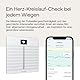 Withings Body Cardio – WLAN-Smart-Waage mit Körperfettwaage, Messung von Herzfrequenz, Gefäßalter, BMI, Körperfett, Muskelmasse und Wasseranteil % - Weiß