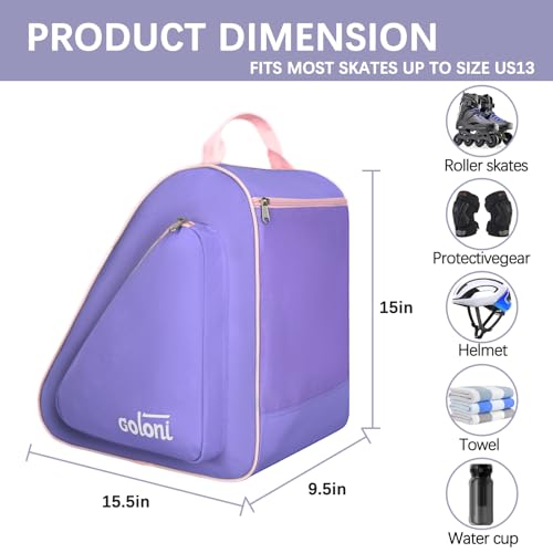 Goloni Skate Bag for Ice & Roller Skates, Water-Resistant Oxford by Goloni - Used condition - Image 2