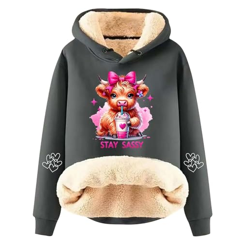 Sweats à capuche femme de qualité supérieure en polaire d'agneau