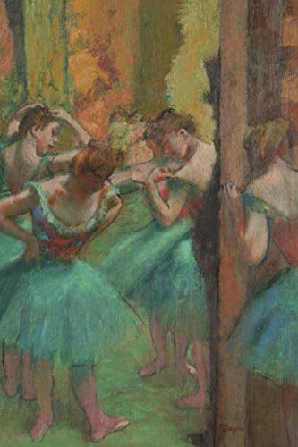 Edgar Degas Journal #9: Dancers, Pink and Green by Edgar Degas Notebook Journal To Write In 6x9" 150 Lined Pages - Cool Artist Gifts
