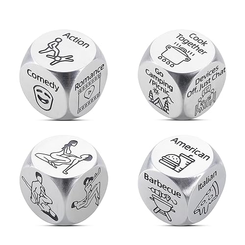 11 Year Anniversary Steel Gifts for Him Her Birthday Gift for Boyfriend Girlfriend Husband Wife Couples Funny Date Night Dice Decider 6th Wedding Anniversary Christmas Stocking Stuffers Valentines