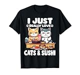 Rejoignez ce chat kawaii dans son voyage culinaire à travers le Japon. La jolie représentation d'un délicieux menu de sushis combine l'amour de la cuisine japonaise et la nature ludique du chat. Un incontournable pour les amoureux des chats, les otaku et