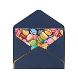 Grand espace vierge : avec une abondance d'espace vierge à l'intérieur, ces cartes imprimées aromatisées au macaron Biscuit sont la toile pour vos pensées et messages, laissant votre touche personnelle briller à travers.