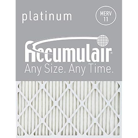 Accumulair Platinum 18x30x1 (17.5x29.5) MERV 11 Air Filter/Furnace Filters (6 pack) Cover