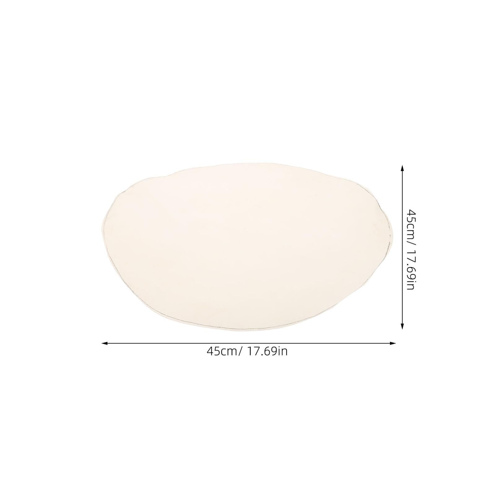 Copertura per Tamburo Africano in Pelle di Capra Naturale Rotonda 45cm, Rinforza la Risonanza e Facile da Pulire, Adatta per Pratica e Performance