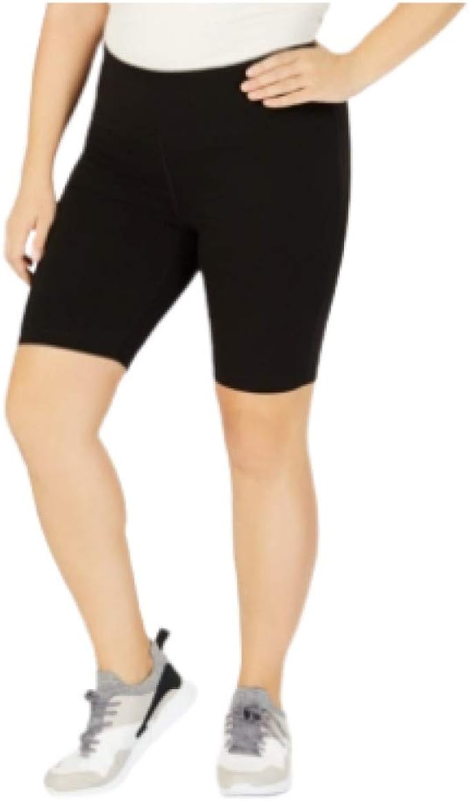 Ideology Plus Size Compression Cycling Shorts Classic Black XXXLarge