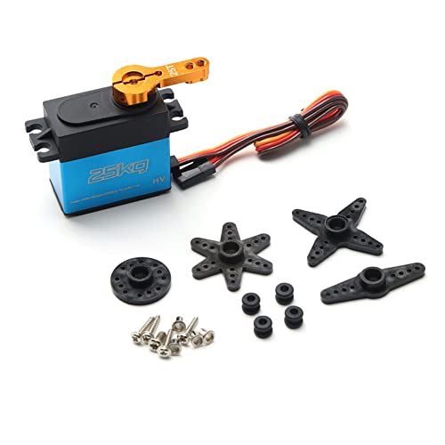 Servo digital para coche RC y manipulador robot con brazo de 25T incluido