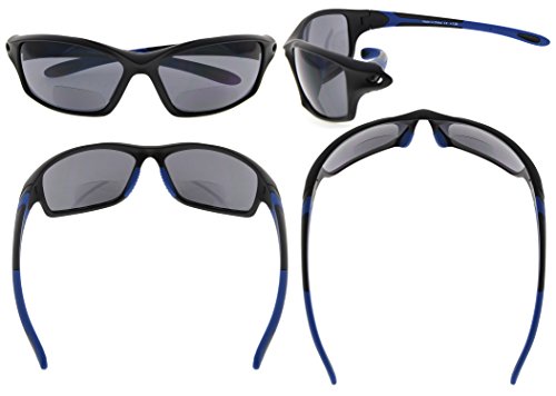 Image of Eyekepper Bifocal Sunglasses for Women Men, Rectangular Frame