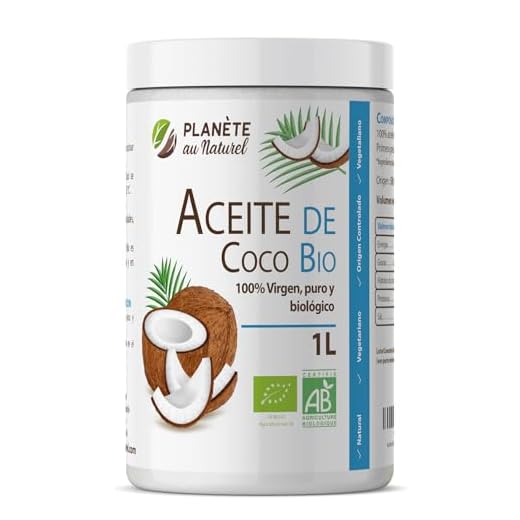 Aceite de Coco Virgen Orgánico 1 L - PRENSADO EN FRIO