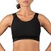 Underworks MagiCotton Sports and Binding Minimizer Bra Black 36-BCD