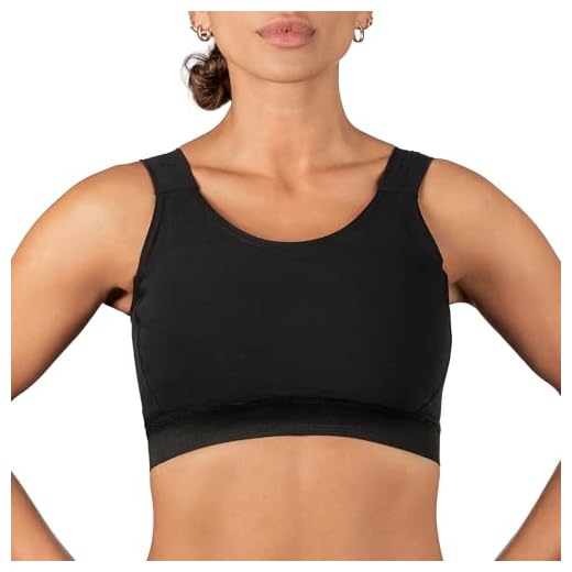 Underworks MagiCotton Sports and Binding Minimizer Bra Black 42-inch Chest