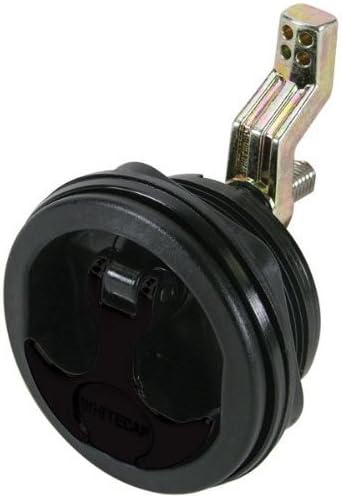 Whitecap S-230BC T-Handle Non-Lock44; Black and Chrome