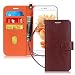 iPhone 6S Plus Case, iPhone 6 Plus Case, FYY [Top-Notch Series] Premium PU Leather Wallet Case Stand Cover for iPhone 6/6S Plus (5.5 inch) Dark Brown