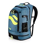 Aqua Speed MAXPACK Rucksack + Mikrofasertuch | Outdoor | Backpack | Alltagsrucksack | 42L | türkis/gelb