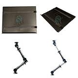 ✅ Tragkraft bis 5 kg rensi A-070N KFZ-Halter für Notebook Laptop Montage in Auto LKW Caravan aus Aluminium