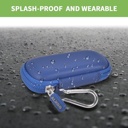 Image of USB Flash Drive Case, SD Card /Thumb Drive /Memory Cards Holder, Bag Only | SDXC /SDHC Storage, Electronic Accessories Organizer for SanDisk / for Samsung, for Students /IT /Office /School /Travel, Blue