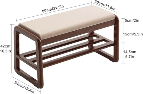 Banc à chaussures d'entrée moderne peu encombrant pour hall - 3