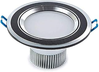 BABULE Black round Recessed Ceiling Light 3000K, 6000K Ultra-Bright Household Led Downlight Energy-Saving Commercial Decorative Lighting Spotlight