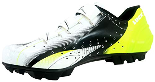 Luck Extreme 3.0 MTB Chaussures de cyclisme avec semelle en carbone et triple bande Velcro de maintien - Image 8