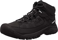 Keen Men's Targhee EXP Mid Waterproof Hiking Boots, Black, 10 US